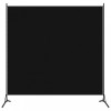 Separator de camera, negru, 175x180 cm, textil GartenMobel Dekor, vidaXL