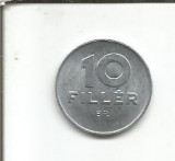 No(3) moneda- UNGARIA- 10 FILER 1980