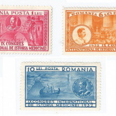 Romania, LP 99/1932, Al IX-lea Congres International de Istoria Medicinei, MNH