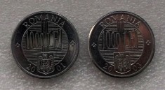 G5. ROMANIA lot 2 x 1000 1.000 lei 2003 si 2001 UNC necirculate ** foto