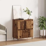 VidaXL Bufet cu depozitare cu ușă Maro 60 x 35 x 70 cm Lemn compozit