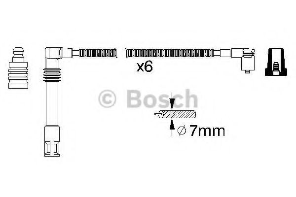 Set fise bujii AUDI A4 Cabriolet (8H7, B6, 8HE, B7) (2002 - 2009) BOSCH 0 986 356 321