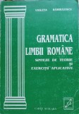GRAMATICA LIMBII ROMANE, SINTEZE DE TEORIE SI EXERCITII APLICATIVE-VIOLETA BARBULESCU-339865