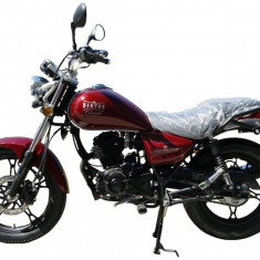 Motocicleta Barton Classic 125cc, culoare visiniu Cod Produs: MX_NEW MXCLASSIC125R