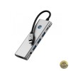 Hub USB-C Tech-Protect HB04 1 x USB-A 3.0 - 2 x USB-A - 2 x USB-C - 1 x HDMI - 1 x SD - 1 x microSD - 1 x Jack 3.5mm Gri