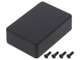 Carcasă Universală Aluminiu Negru 55x80x25mm