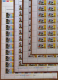 RO 2005 ,LP 1686 , &quot;Cercetasii Romaniei &quot; in coli de 50 de serii (5X10) ,MNH, Natura, Nestampilat
