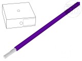 Cablu electric H07V-K 6mm2 PVC violet 100m 450V/750V Clasa 5