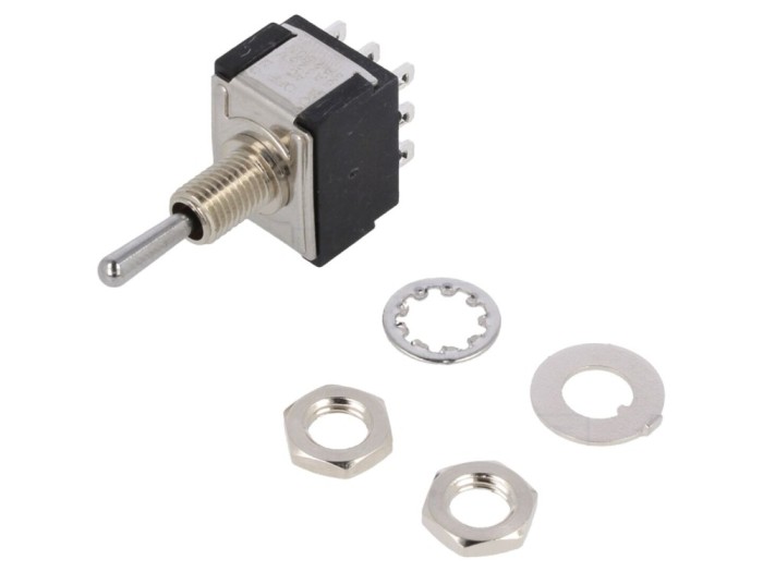 Comutator basculant 3PDT ON-OFF-ON