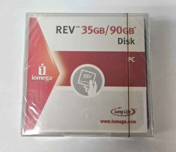 iomega REV Disk 35GB/90GB DISK Pc Mac Long Life nou sigilat