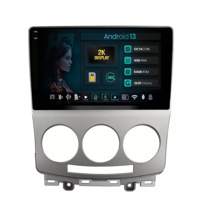 Navigatie 2K Mazda 5 (2005-2010) 4GB RAM Android 13 Octacore Slot Sim 4G DSP GPS Wi-FI Carplay Android Auto USB Bluetooth Waze Touchscreen 9.5 Inch foto