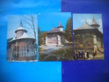 HOPCT LOT 2868 BISERICA VORONET -JUD SUCEAVA- 3 CARTI POSTALE-CIRCULATE