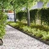 Borduri de Grădină - 30 Pcs, Verde Oliv, 100 x 0,5 x 15 cm, din Oțel
