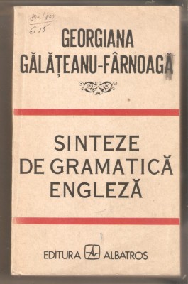 Georgiana Galateanu-Farnoaga-Sinteze de gramatica engleza foto