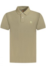 Timberland Tricou polo barbati, cu mini logo brodat, Regular fit, Maro inchis foto