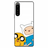 Husa compatibila cu Sony Xperia 5 IV Silicon Gel Tpu Model Finn and Jake Tongues