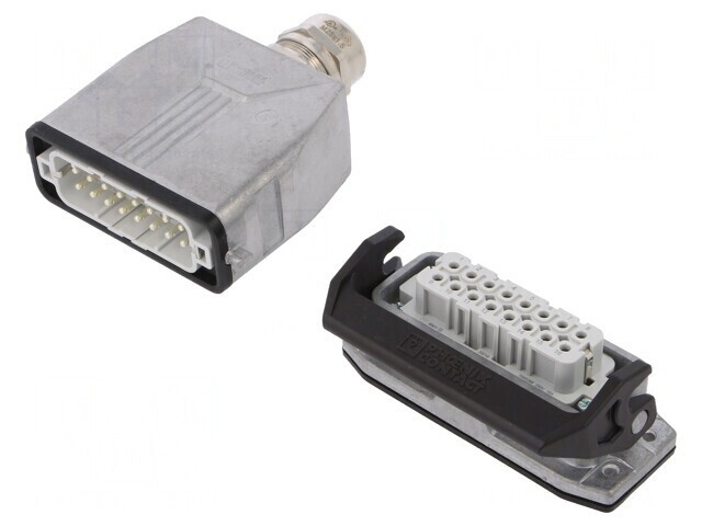 Conector HDC Tată Mamă 250V 16A 16 PIN Dispunere 16 PE