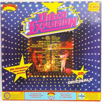 Various &amp;lrm;&amp;ndash; Disco Explosion NM / VG+ vinil LP disc muzica disco Arcade Germania 1979 foto