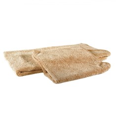 Set Lavete Curățare, Microfibre, Maro, Dimensiuni 30x30cm și 40x55cm, 2 Bucăți
