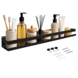Black bathroom shelf Zortiva