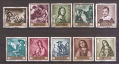 Spania 1962 - Tablouri de Francisco de Zurbaran - Ziua timbrului, MNH