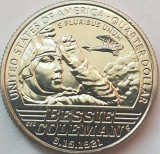 25 cents / quarter dollar 2023 USA, Bessie Coleman, Women Quarter Program P/D