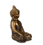 Lumanare bronz ornamentala Budda, 8 x 8 x 15 cm, Oem