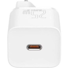 Incarcator retea Baseus Super Si, Quick Charge 25W, 1 x USB Type-C 5V/3A, alb