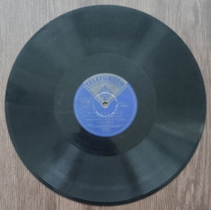 Disc ebonita 10&amp;quot; Telefunken - Albert Vossen - Amazonas / Moment Mal! foto