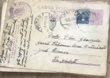 CPA01 Interbelic circulatie- Roman Giulesti - Militara