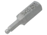 Capăt șurubelniță imbus sferic HEX 2.5mm 25mm