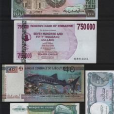 Set #4 Africa 10 bancnote diferite necirculate (cele din imagini)