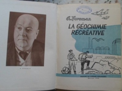 LA GEOCHIMIE RECREATIVE-A. FERSMAN-229951 foto