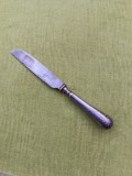 Cutit suedez de bucatarie, maner argintat, marcat