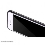Husa iPhone 8 MyStyle Antisoc Negru - Protectie Silicon Gel TPU, Aderenta Buna, Design Slim