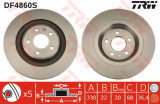 Disc frana AUDI A5 (8T3) (2007 - 2016) TRW DF4860S