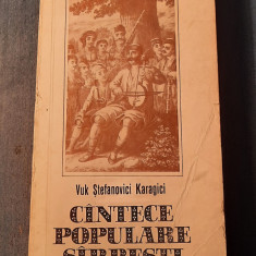 Cantece populare sarbesti Vuk Stefanovici Karagici