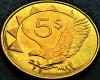 Moneda exotica 5 DOLARI - NAMIBIA, anul 2012 * cod 3262 = A.UNC, Africa