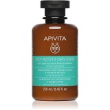 Apivita Oily Roots &amp; Dry Ends Shampoo Sampon pentru scalp gras si fire de par cu terminatii uscate 250 ml
