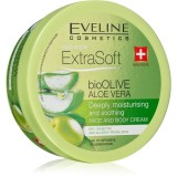 Eveline Cosmetics Extra Soft crema calmanta si hidratanta pentru piele sensibila Bio Olive &amp; Aloe Vera 175 ml