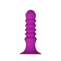 Dildo din Silicon cu Nervuri si Ventuza foto