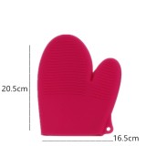 Manusa din silicon termorezistent pentru bucatarie, rosu
