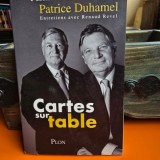 Cartes sur table - Alain Duhamel, Patrice Duhamel