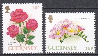 Guernsey 1997 - Flori, MNH foto