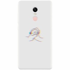 Husa silicon pentru Xiaomi Remdi Note 4X, With Love
