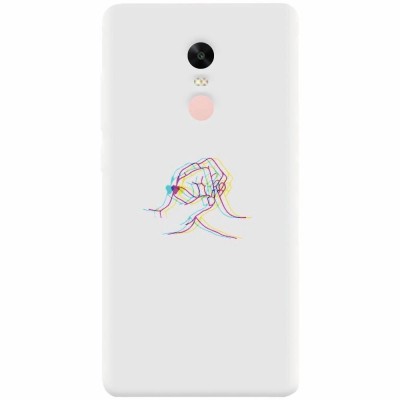 Husa silicon pentru Xiaomi Remdi Note 4X, With Love foto