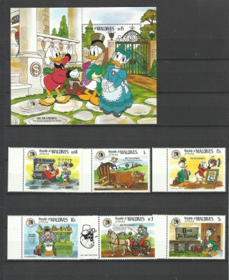 MALDIVES 1985 DISNEY GRIMM foto