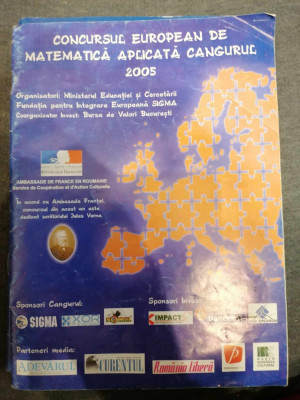 Concursul European de Matematica aplicata Cangurul - 2005 foto