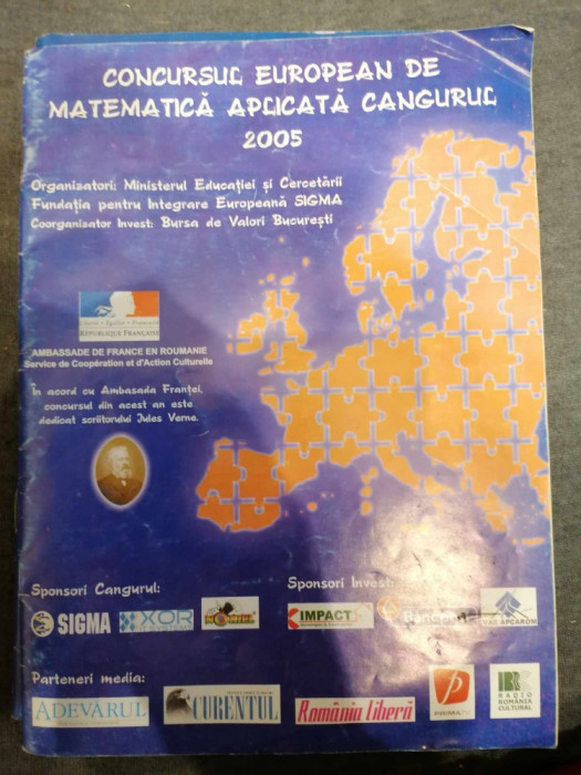 Concursul European de Matematica aplicata Cangurul - 2005