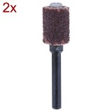 Dremel 26150430JA - Set 2 benzi de slefuire si mandrina diametru 6.4 mm